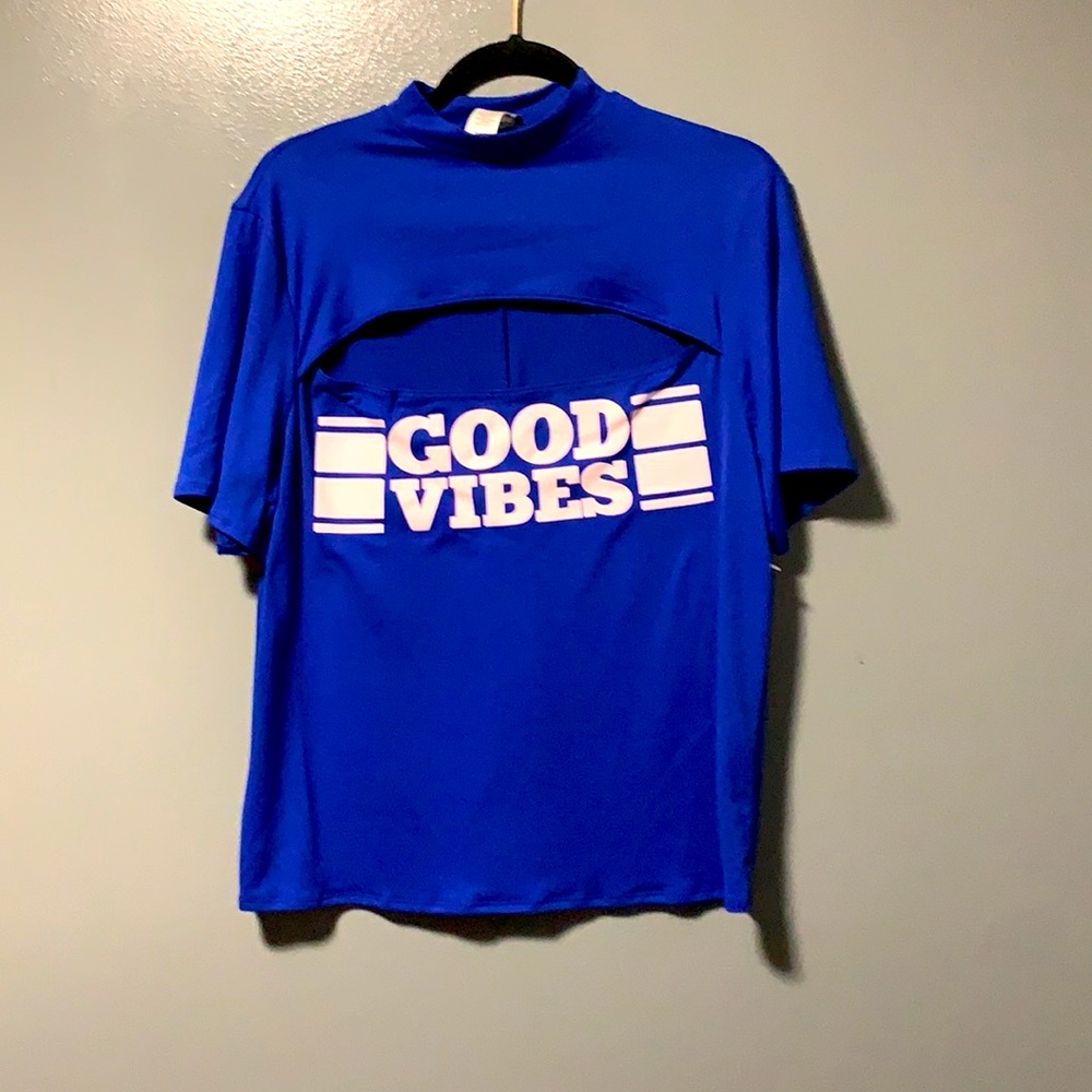 Minette, royal blue size 1x.